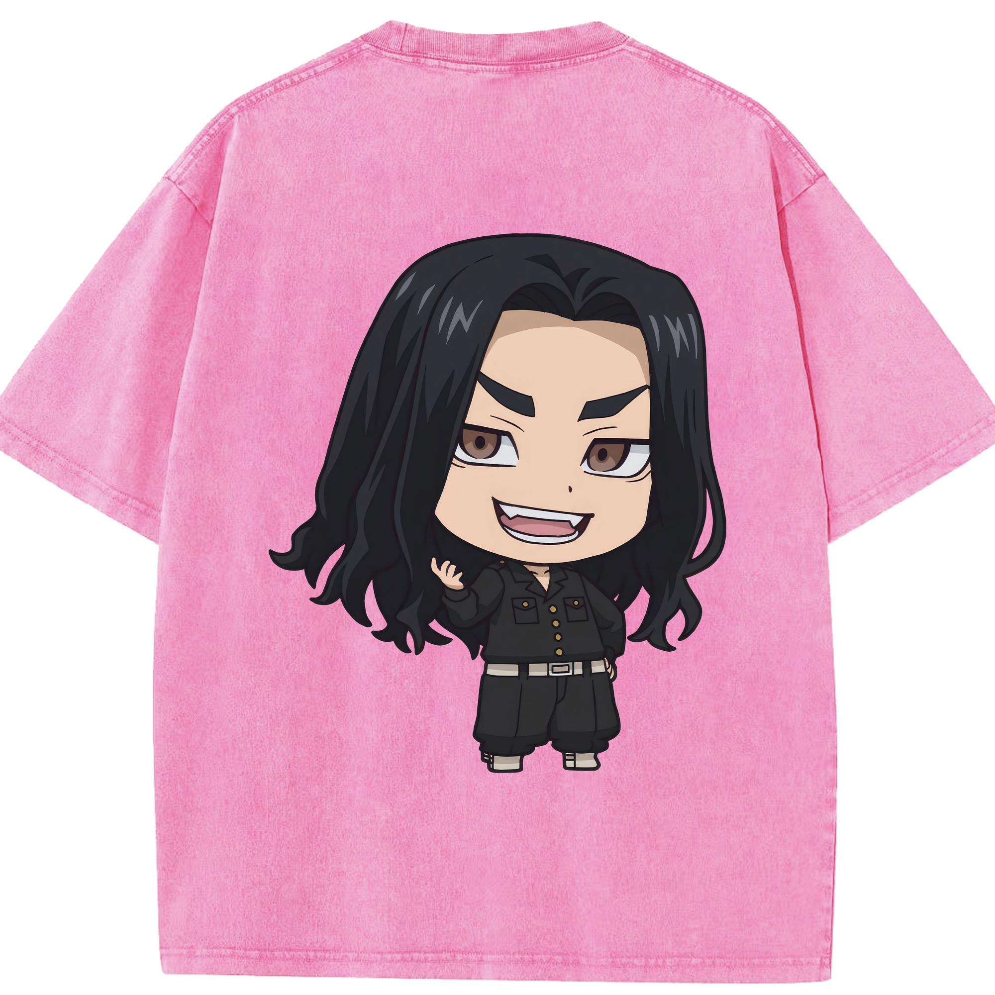 （画像用） 東京リベンジャーズ Tokyo Revengers 綿100% ヴィンテージ風 半袖Tシャツ（背面プリント）